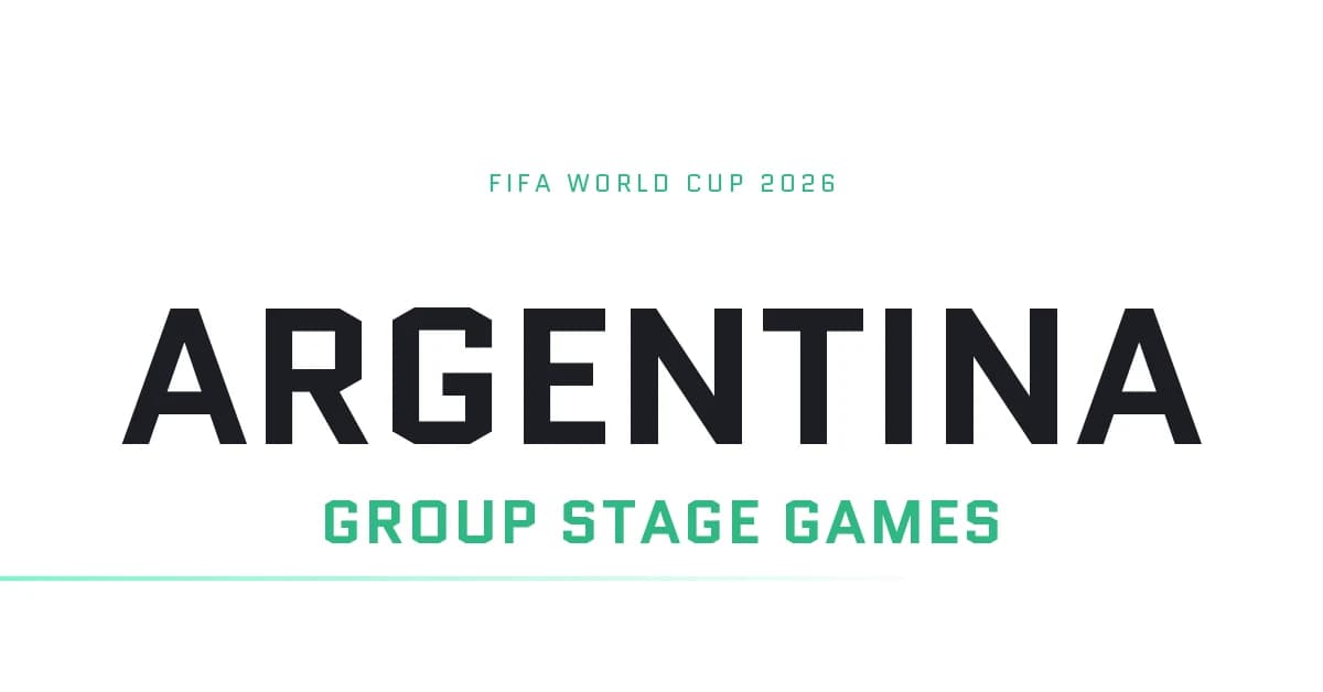 Argentina's Group Stage Matches