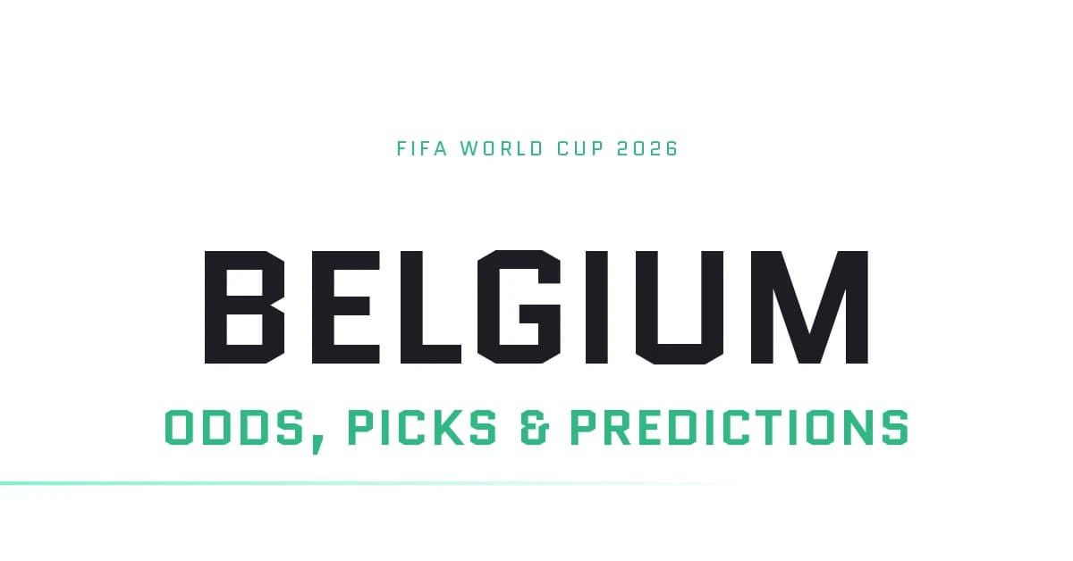 Belgium's World Cup Odds Picks and predictions