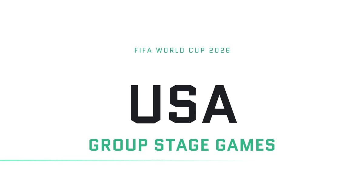 USA's Group Stage Games